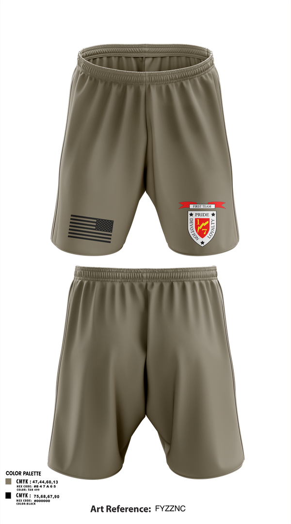 Athletic Shorts With Pockets, 1/7 animal, Marines, Teamtime, Team time, sublimation, custom sports apparel, team uniforms, spirit wear, spiritwear, sports uniforms, custom shirts, team store, custom team store, fundraiser sports, apparel fundraiser