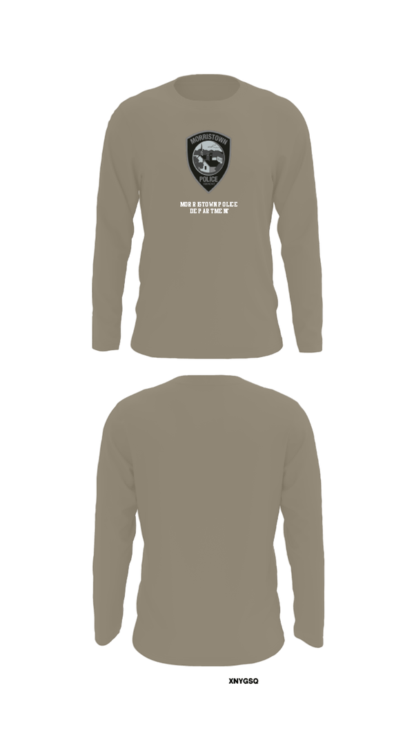 Long Sleeve Performance Shirt, Morristown Police Department, Police, Teamtime, Team time, sublimation, custom sports apparel, team uniforms, spirit wear, spiritwear, sports uniforms, custom shirts, team store, custom team store, fundraiser sports, apparel fundraiser