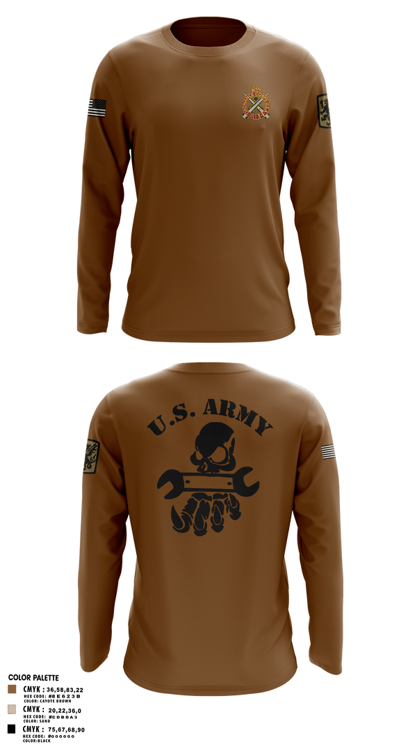 Long Sleeve Performance Shirt, 411TH CBRN COMPANY411TH CBRN COMPANY411TH CHEMICAL COMPANY, Army, Teamtime, Team time, sublimation, custom sports apparel, team uniforms, spirit wear, spiritwear, sports uniforms, custom shirts, team store, custom team store, fundraiser sports, apparel fundraiser