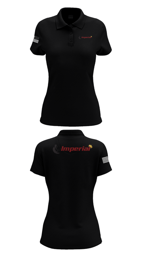 Womens Short Sleeve Performance Polo, Imperial Welding & Repair, , Teamtime, Team time, sublimation, custom sports apparel, team uniforms, spirit wear, spiritwear, sports uniforms, custom shirts, team store, custom team store, fundraiser sports, apparel fundraiser