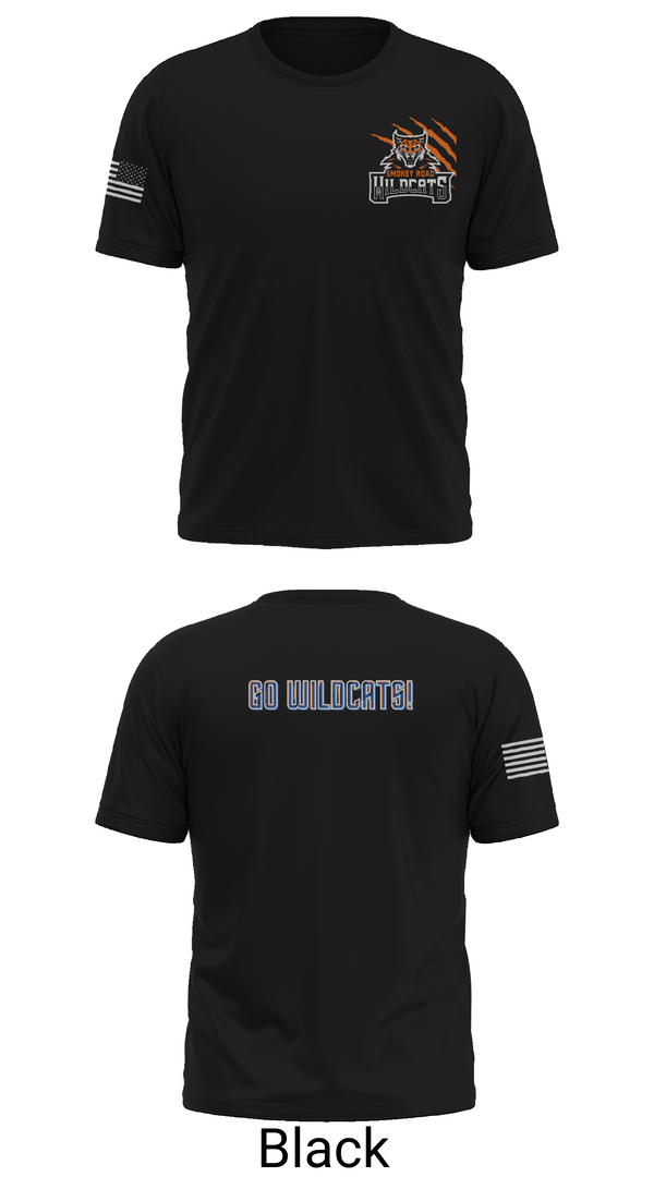 Old School Cotton Feel Shirt, Smokey Road Middle School Basketball, Women's Basketball, Teamtime, Team time, sublimation, custom sports apparel, team uniforms, spirit wear, spiritwear, sports uniforms, custom shirts, team store, custom team store, fundraiser sports, apparel fundraiser