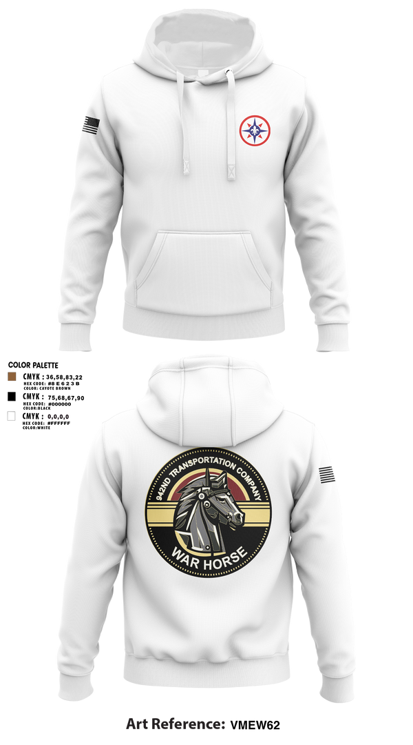 Hoodie, 942nd TC, , Teamtime, Team time, sublimation, custom sports apparel, team uniforms, spirit wear, spiritwear, sports uniforms, custom shirts, team store, custom team store, fundraiser sports, apparel fundraiser