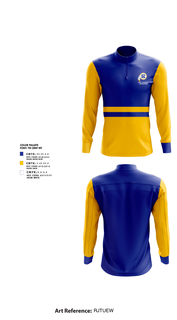 Quarter Zip Jacket, West Caldwell Women’s Basketball, Women's Basketball, Teamtime, Team time, sublimation, custom sports apparel, team uniforms, spirit wear, spiritwear, sports uniforms, custom shirts, team store, custom team store, fundraiser sports, apparel fundraiser