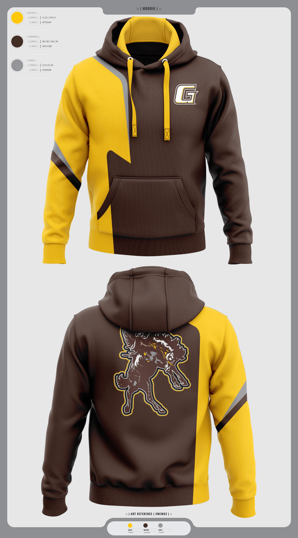 Hoodie, Garden City Broncbusters, Golf, Teamtime, Team time, sublimation, custom sports apparel, team uniforms, spirit wear, spiritwear, sports uniforms, custom shirts, team store, custom team store, fundraiser sports, apparel fundraiser