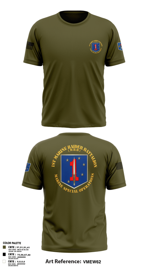 Short Sleeve Performance Shirt, 1st Marine Raider Battalion, Marines, Teamtime, Team time, sublimation, custom sports apparel, team uniforms, spirit wear, spiritwear, sports uniforms, custom shirts, team store, custom team store, fundraiser sports, apparel fundraiser