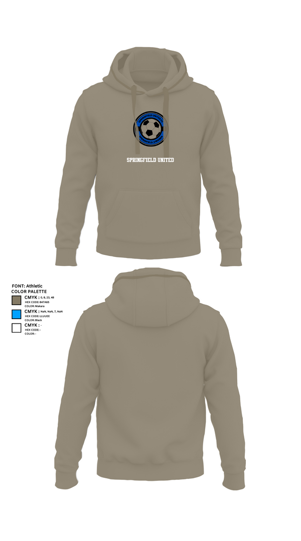 Hoodie, Springfield United, Men's Soccer, Teamtime, Team time, sublimation, custom sports apparel, team uniforms, spirit wear, spiritwear, sports uniforms, custom shirts, team store, custom team store, fundraiser sports, apparel fundraiser