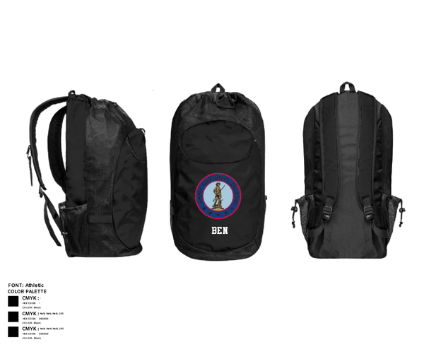 Gear Bag, Ben, National Guard, Teamtime, Team time, sublimation, custom sports apparel, team uniforms, spirit wear, spiritwear, sports uniforms, custom shirts, team store, custom team store, fundraiser sports, apparel fundraiser