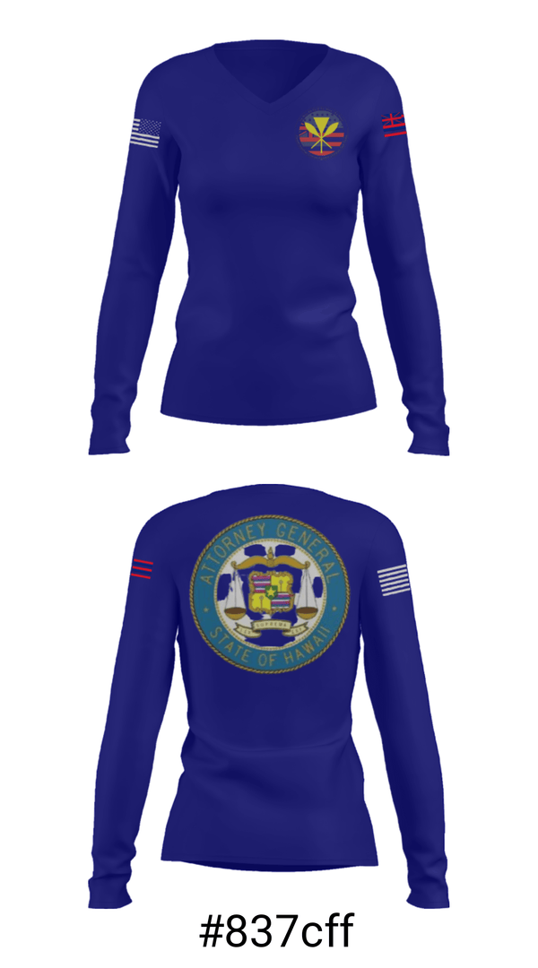 Women's Long Sleeve Vneck Shirt, , Police, Teamtime, Team time, sublimation, custom sports apparel, team uniforms, spirit wear, spiritwear, sports uniforms, custom shirts, team store, custom team store, fundraiser sports, apparel fundraiser