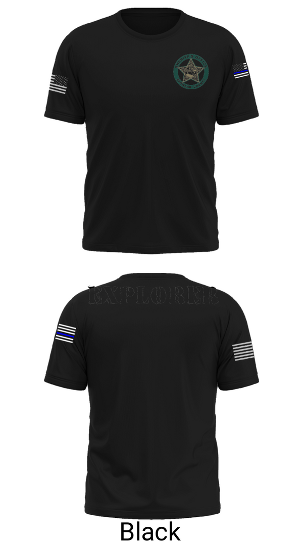 Old School Cotton Feel Shirt, BSO Explorers, Police, Teamtime, Team time, sublimation, custom sports apparel, team uniforms, spirit wear, spiritwear, sports uniforms, custom shirts, team store, custom team store, fundraiser sports, apparel fundraiser