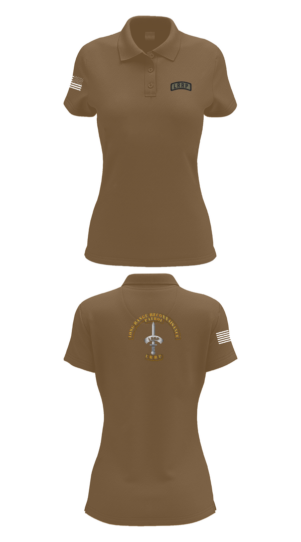 Womens Short Sleeve Performance Polo, 1/506 Inf, CSC, LRRP, , Teamtime, Team time, sublimation, custom sports apparel, team uniforms, spirit wear, spiritwear, sports uniforms, custom shirts, team store, custom team store, fundraiser sports, apparel fundraiser