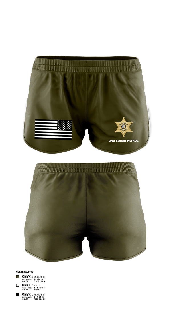 Womens Shorts, DCSO 2nd Squad, Police, Teamtime, Team time, sublimation, custom sports apparel, team uniforms, spirit wear, spiritwear, sports uniforms, custom shirts, team store, custom team store, fundraiser sports, apparel fundraiser