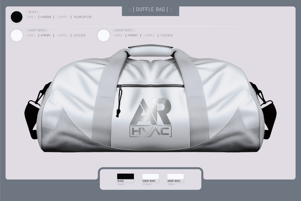Duffle Bag, AIR HVAC, , Teamtime, Team time, sublimation, custom sports apparel, team uniforms, spirit wear, spiritwear, sports uniforms, custom shirts, team store, custom team store, fundraiser sports, apparel fundraiser