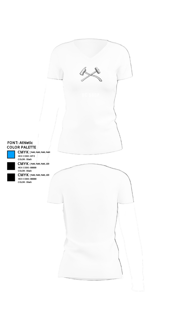 Women's Short Sleeve Vneck Shirt, DC Shop, Coast Guard, Teamtime, Team time, sublimation, custom sports apparel, team uniforms, spirit wear, spiritwear, sports uniforms, custom shirts, team store, custom team store, fundraiser sports, apparel fundraiser