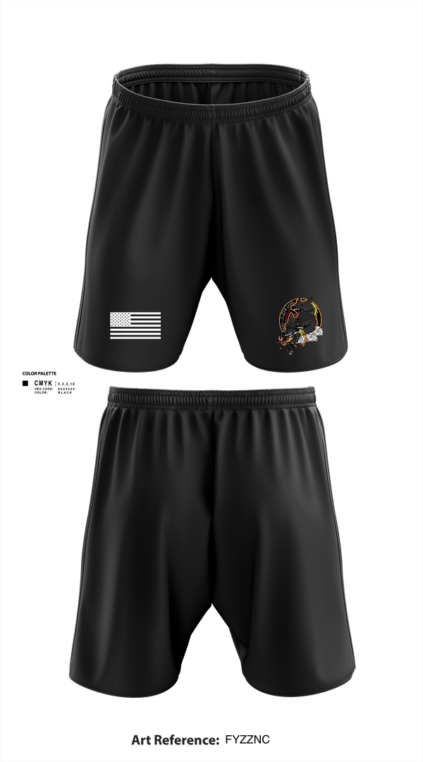 Athletic Shorts With Pockets, HHC/1-214 GSAB Hellhounds, Army, Teamtime, Team time, sublimation, custom sports apparel, team uniforms, spirit wear, spiritwear, sports uniforms, custom shirts, team store, custom team store, fundraiser sports, apparel fundraiser
