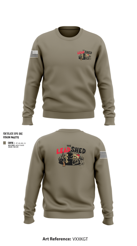 Crew Neck Sweatshirt, The Lead Shed, , Teamtime, Team time, sublimation, custom sports apparel, team uniforms, spirit wear, spiritwear, sports uniforms, custom shirts, team store, custom team store, fundraiser sports, apparel fundraiser