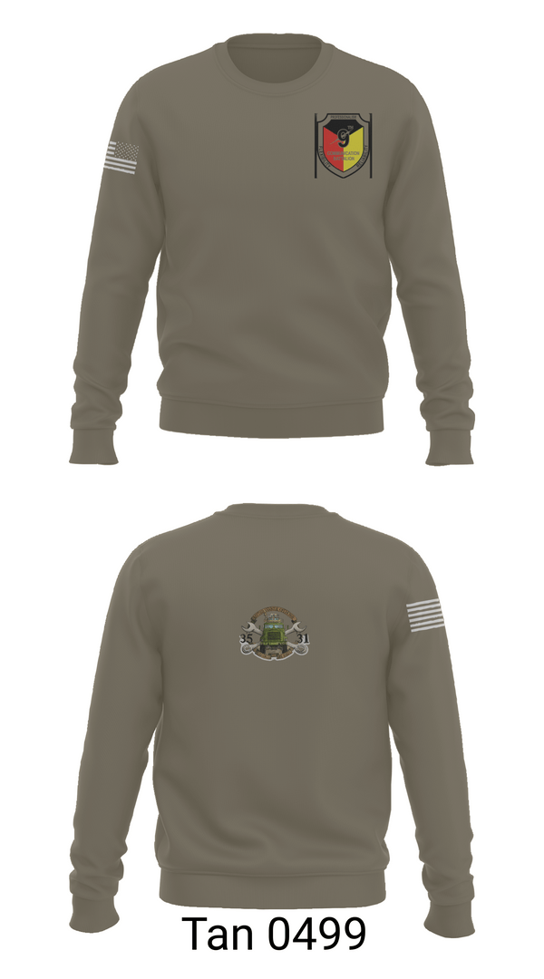 Crew Neck Sweatshirt, 9th Comm Service company, Marines, Teamtime, Team time, sublimation, custom sports apparel, team uniforms, spirit wear, spiritwear, sports uniforms, custom shirts, team store, custom team store, fundraiser sports, apparel fundraiser