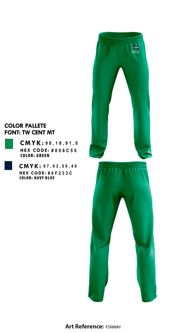 Sweatpants, Marquette High School Basketball, Men's Basketball, Teamtime, Team time, sublimation, custom sports apparel, team uniforms, spirit wear, spiritwear, sports uniforms, custom shirts, team store, custom team store, fundraiser sports, apparel fundraiser
