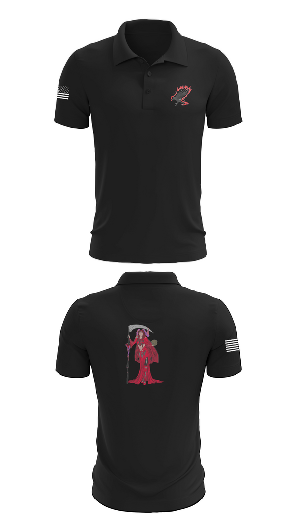 Short Sleeve Performance Polo, A Co. 152 BEB, Army, Teamtime, Team time, sublimation, custom sports apparel, team uniforms, spirit wear, spiritwear, sports uniforms, custom shirts, team store, custom team store, fundraiser sports, apparel fundraiser