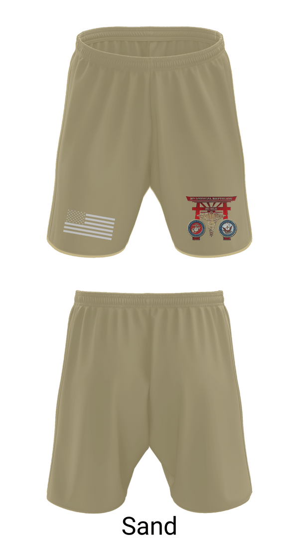 Athletic Shorts With Pockets, 3D MEDICAL BATTALION, Marines, Teamtime, Team time, sublimation, custom sports apparel, team uniforms, spirit wear, spiritwear, sports uniforms, custom shirts, team store, custom team store, fundraiser sports, apparel fundraiser