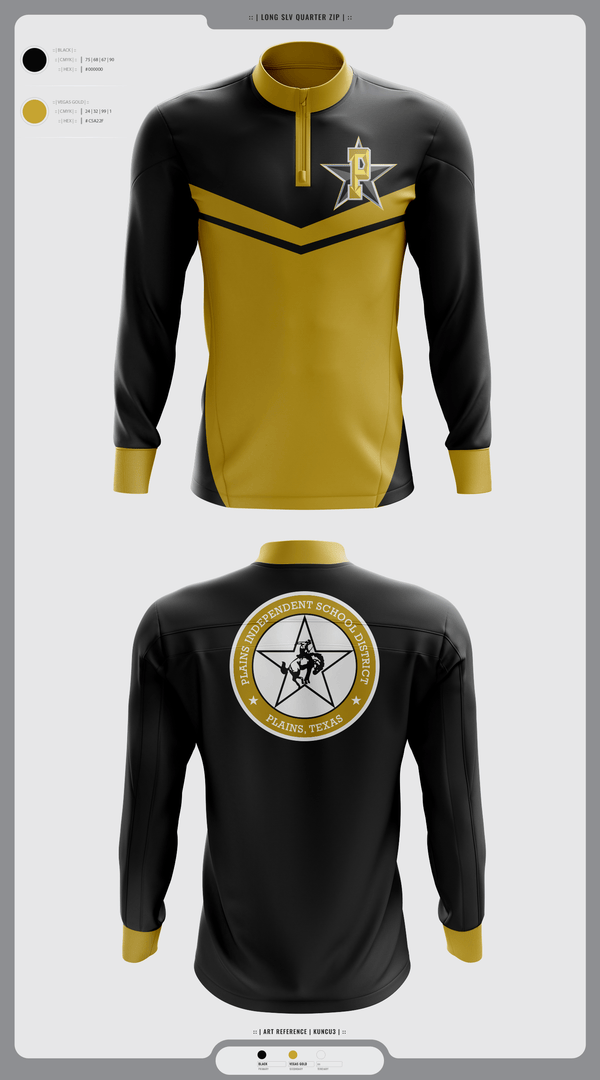 Quarter Zip Jacket, Plains High School Cross Country, Cross Country, Teamtime, Team time, sublimation, custom sports apparel, team uniforms, spirit wear, spiritwear, sports uniforms, custom shirts, team store, custom team store, fundraiser sports, apparel fundraiser