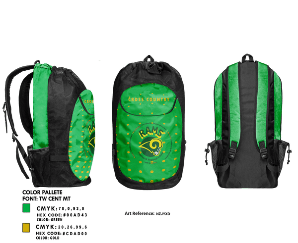 Gear Bag, Southwick-Tolland Regional High School Cross Country, Cross Country, Teamtime, Team time, sublimation, custom sports apparel, team uniforms, spirit wear, spiritwear, sports uniforms, custom shirts, team store, custom team store, fundraiser sports, apparel fundraiser