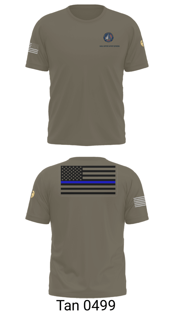 Old School Cotton Feel Shirt, NAVAL SUPPORT ACTIVITY BETHESDA SECURITY FORCES, Navy, Teamtime, Team time, sublimation, custom sports apparel, team uniforms, spirit wear, spiritwear, sports uniforms, custom shirts, team store, custom team store, fundraiser sports, apparel fundraiser