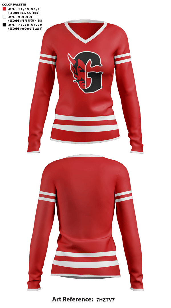 Womens Long Sleeve Vneck Shirt, Glenwood Springs High School Cheer, Cheer, Teamtime, Team time, sublimation, custom sports apparel, team uniforms, spirit wear, spiritwear, sports uniforms, custom shirts, team store, custom team store, fundraiser sports, apparel fundraiser