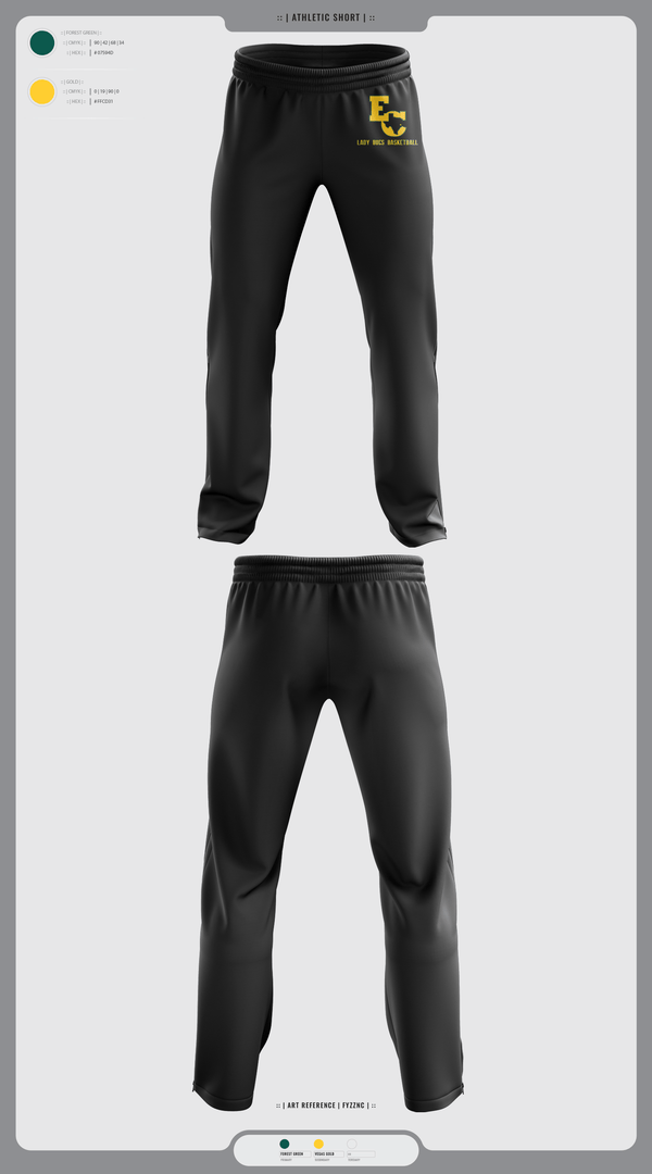 Sweatpants, East Chambers High School Basketball, Women's Basketball, Teamtime, Team time, sublimation, custom sports apparel, team uniforms, spirit wear, spiritwear, sports uniforms, custom shirts, team store, custom team store, fundraiser sports, apparel fundraiser