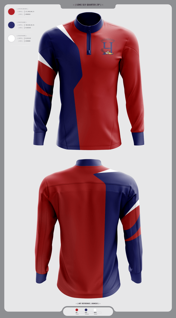 Quarter Zip Jacket, Holbrook High School Wrestling, Wrestling, Teamtime, Team time, sublimation, custom sports apparel, team uniforms, spirit wear, spiritwear, sports uniforms, custom shirts, team store, custom team store, fundraiser sports, apparel fundraiser