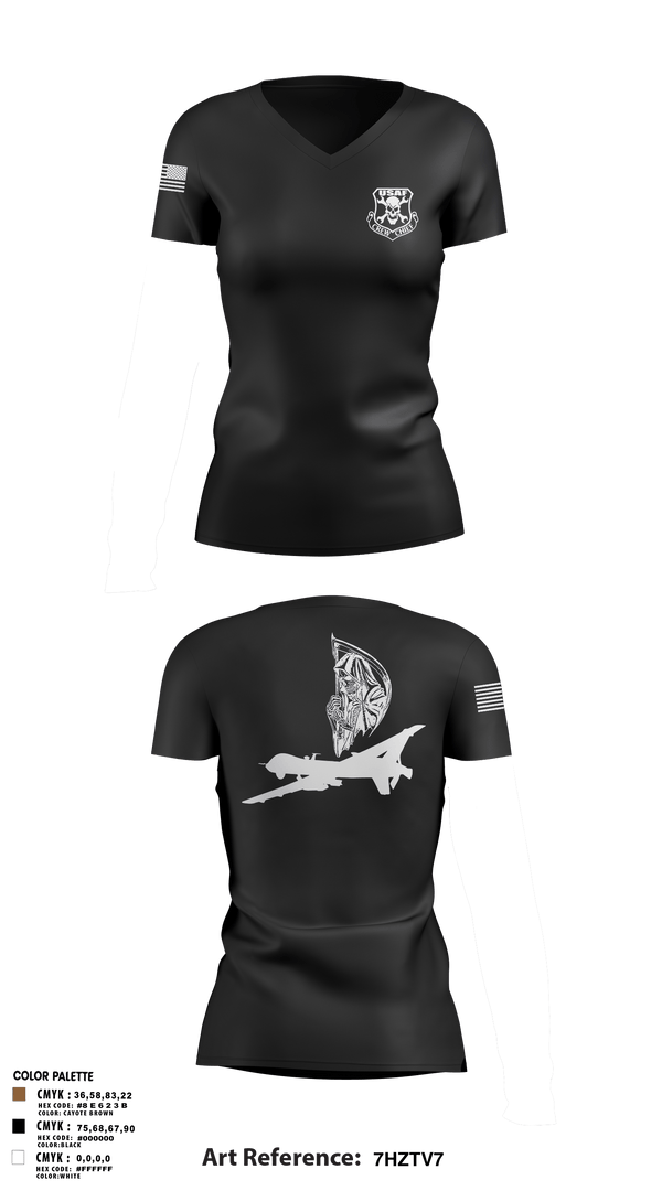 Womens Short Sleeve Vneck Shirt, 12th AMU, Air Force, Teamtime, Team time, sublimation, custom sports apparel, team uniforms, spirit wear, spiritwear, sports uniforms, custom shirts, team store, custom team store, fundraiser sports, apparel fundraiser