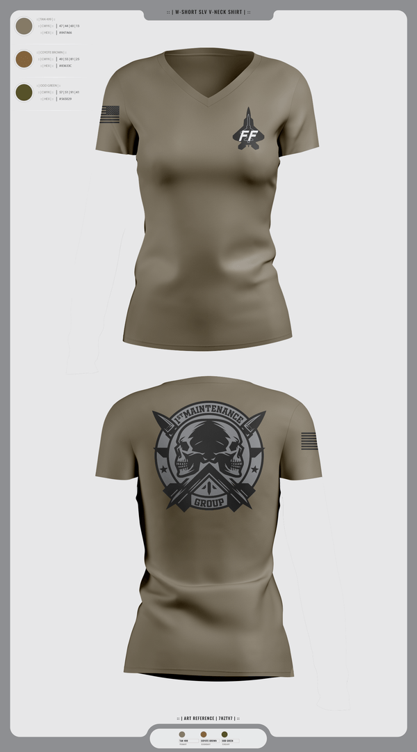 Womens Short Sleeve Vneck Shirt, 1 mxg, Air Force, Teamtime, Team time, sublimation, custom sports apparel, team uniforms, spirit wear, spiritwear, sports uniforms, custom shirts, team store, custom team store, fundraiser sports, apparel fundraiser