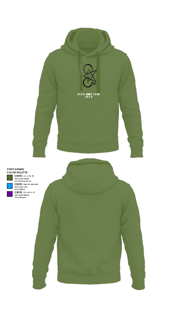 Hoodie, Beer Monkey Bike Crew, Cycling, Teamtime, Team time, sublimation, custom sports apparel, team uniforms, spirit wear, spiritwear, sports uniforms, custom shirts, team store, custom team store, fundraiser sports, apparel fundraiser