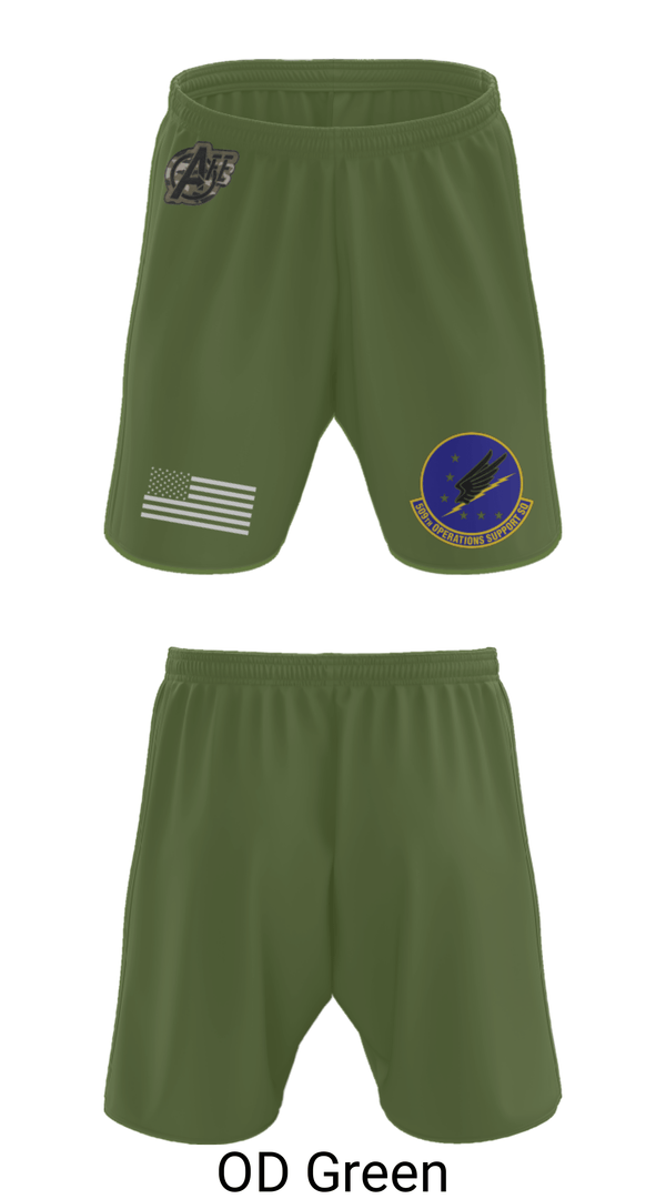 Athletic Shorts With Pockets, 509 OSS, Air Force, Teamtime, Team time, sublimation, custom sports apparel, team uniforms, spirit wear, spiritwear, sports uniforms, custom shirts, team store, custom team store, fundraiser sports, apparel fundraiser