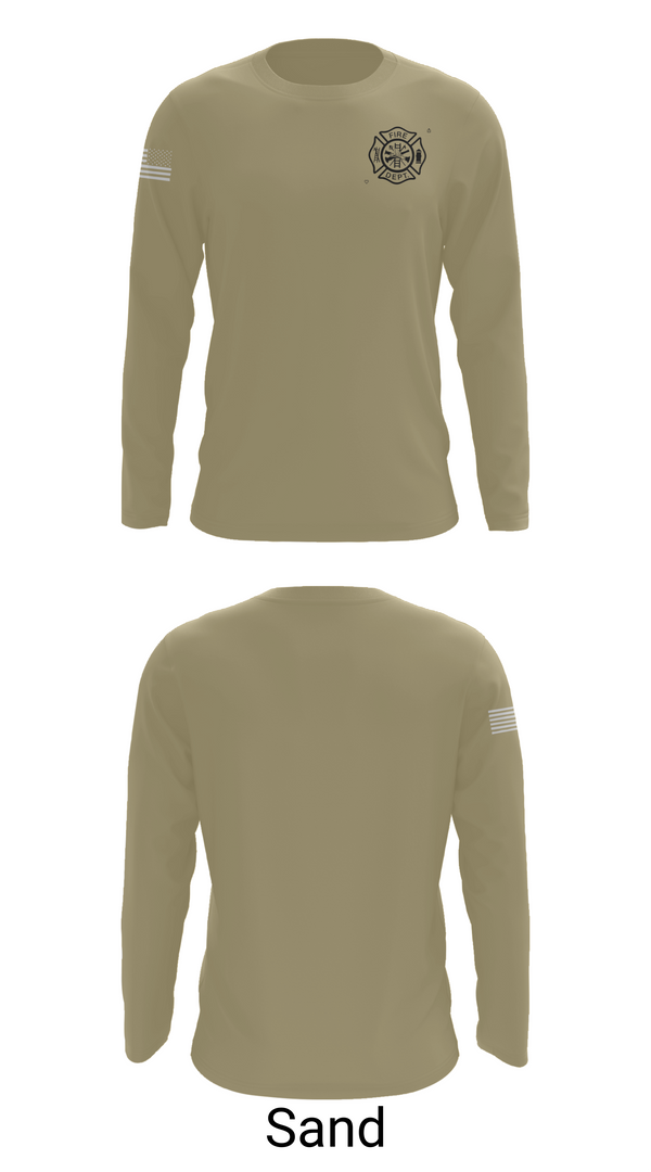Long Sleeve Performance Shirt, Ben Wheeler Fire, Fire Department, Teamtime, Team time, sublimation, custom sports apparel, team uniforms, spirit wear, spiritwear, sports uniforms, custom shirts, team store, custom team store, fundraiser sports, apparel fundraiser