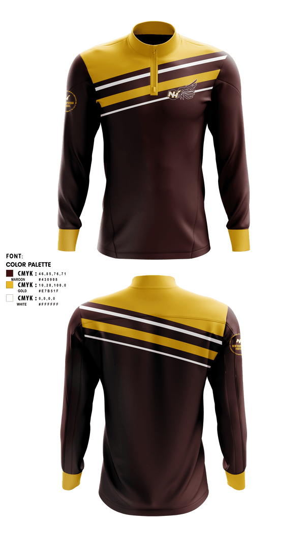 Quarter Zip Jacket, Phoenix, , Teamtime, Team time, sublimation, custom sports apparel, team uniforms, spirit wear, spiritwear, sports uniforms, custom shirts, team store, custom team store, fundraiser sports, apparel fundraiser