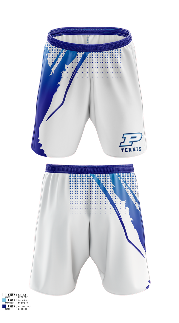 Athletic Shorts With Pockets, Miami Palmetto Senior High School Tennis, Tennis, Teamtime, Team time, sublimation, custom sports apparel, team uniforms, spirit wear, spiritwear, sports uniforms, custom shirts, team store, custom team store, fundraiser sports, apparel fundraiser