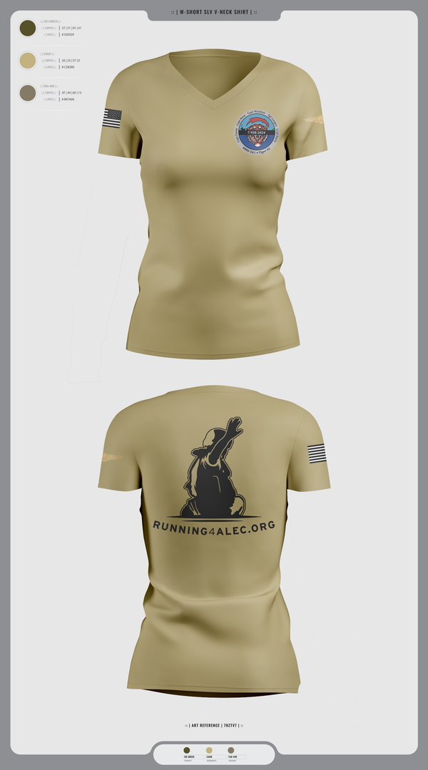 Womens Short Sleeve Vneck Shirt, HMH-361 Flying Tigers, , Teamtime, Team time, sublimation, custom sports apparel, team uniforms, spirit wear, spiritwear, sports uniforms, custom shirts, team store, custom team store, fundraiser sports, apparel fundraiser