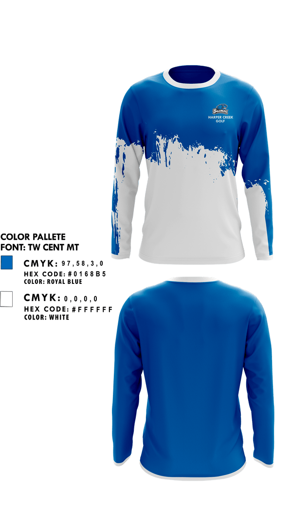 Long Sleeve Performance Shirt, Harper Creek High School Golf, Golf, Teamtime, Team time, sublimation, custom sports apparel, team uniforms, spirit wear, spiritwear, sports uniforms, custom shirts, team store, custom team store, fundraiser sports, apparel fundraiser