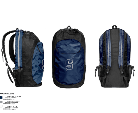 Gear Bag, Sandusky High School Basketball, Men's Basketball, Teamtime, Team time, sublimation, custom sports apparel, team uniforms, spirit wear, spiritwear, sports uniforms, custom shirts, team store, custom team store, fundraiser sports, apparel fundraiser