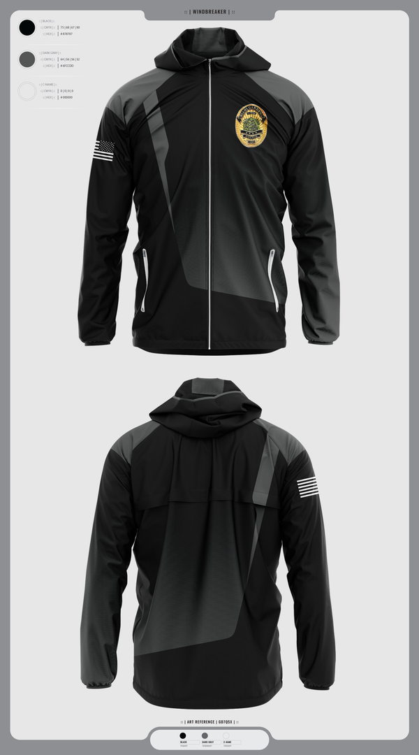 Windbreaker, Miami Gardens Police, , Teamtime, Team time, sublimation, custom sports apparel, team uniforms, spirit wear, spiritwear, sports uniforms, custom shirts, team store, custom team store, fundraiser sports, apparel fundraiser