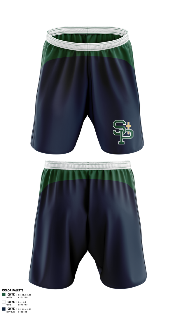 Athletic Shorts With Pockets, St Patrick Irish, Bowling, Teamtime, Team time, sublimation, custom sports apparel, team uniforms, spirit wear, spiritwear, sports uniforms, custom shirts, team store, custom team store, fundraiser sports, apparel fundraiser