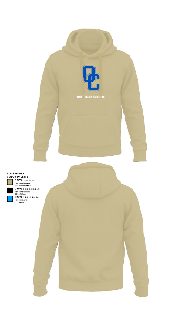 Hoodie, Oak Creek Knights, Men's Volleyball, Teamtime, Team time, sublimation, custom sports apparel, team uniforms, spirit wear, spiritwear, sports uniforms, custom shirts, team store, custom team store, fundraiser sports, apparel fundraiser