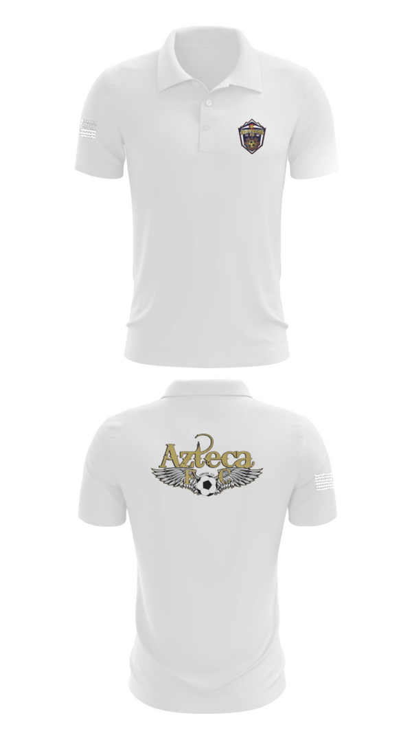 Short Sleeve Performance Polo, Azteca, Men's Soccer, Teamtime, Team time, sublimation, custom sports apparel, team uniforms, spirit wear, spiritwear, sports uniforms, custom shirts, team store, custom team store, fundraiser sports, apparel fundraiser