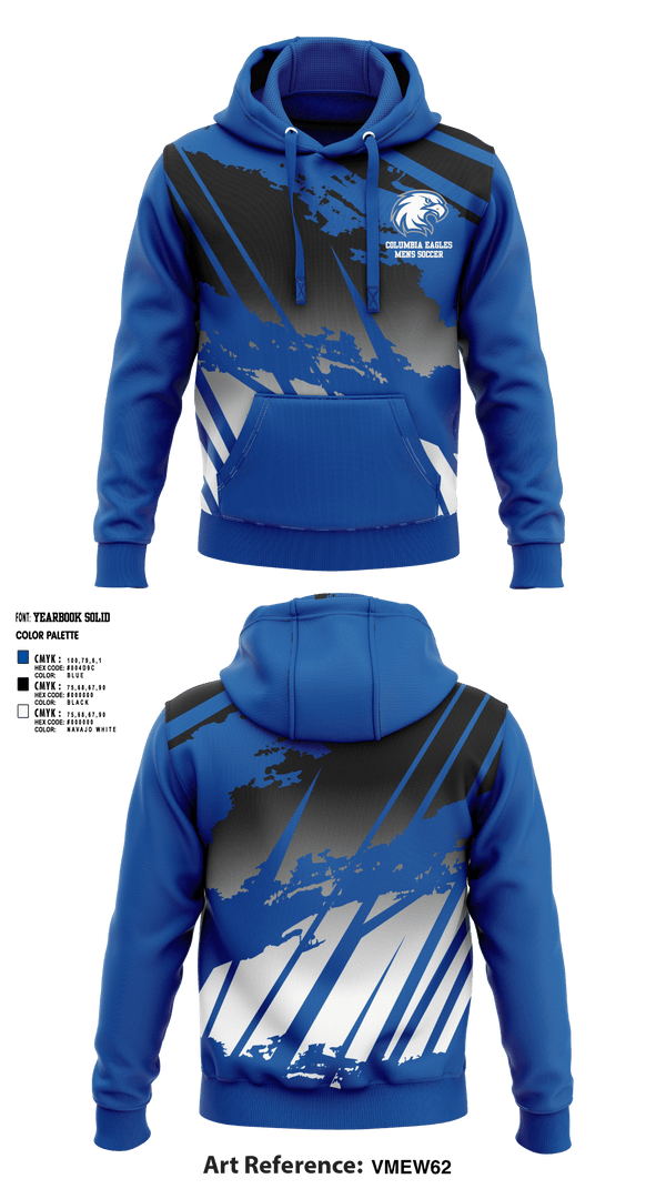Hoodie, Columbia Eagles, Men's Soccer, Teamtime, Team time, sublimation, custom sports apparel, team uniforms, spirit wear, spiritwear, sports uniforms, custom shirts, team store, custom team store, fundraiser sports, apparel fundraiser