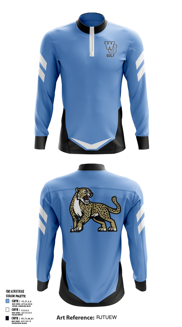 Quarter Zip Jacket, West Jordan High School Golf, Golf, Teamtime, Team time, sublimation, custom sports apparel, team uniforms, spirit wear, spiritwear, sports uniforms, custom shirts, team store, custom team store, fundraiser sports, apparel fundraiser