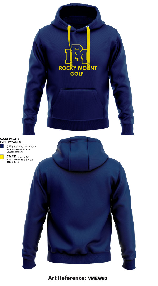 Hoodie, Rocky Mount High School Golf, Golf, Teamtime, Team time, sublimation, custom sports apparel, team uniforms, spirit wear, spiritwear, sports uniforms, custom shirts, team store, custom team store, fundraiser sports, apparel fundraiser