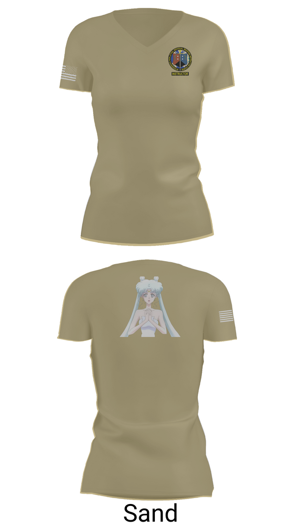 Womens Short Sleeve Vneck Shirt, MARDET Fort Leonard Wood Basic Military Police School House (FLW) INIWIC, , Teamtime, Team time, sublimation, custom sports apparel, team uniforms, spirit wear, spiritwear, sports uniforms, custom shirts, team store, custom team store, fundraiser sports, apparel fundraiser