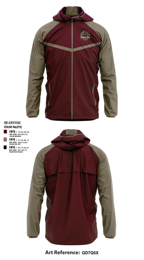 Tehillah Christian Academy 71436113 Windbreaker - 34