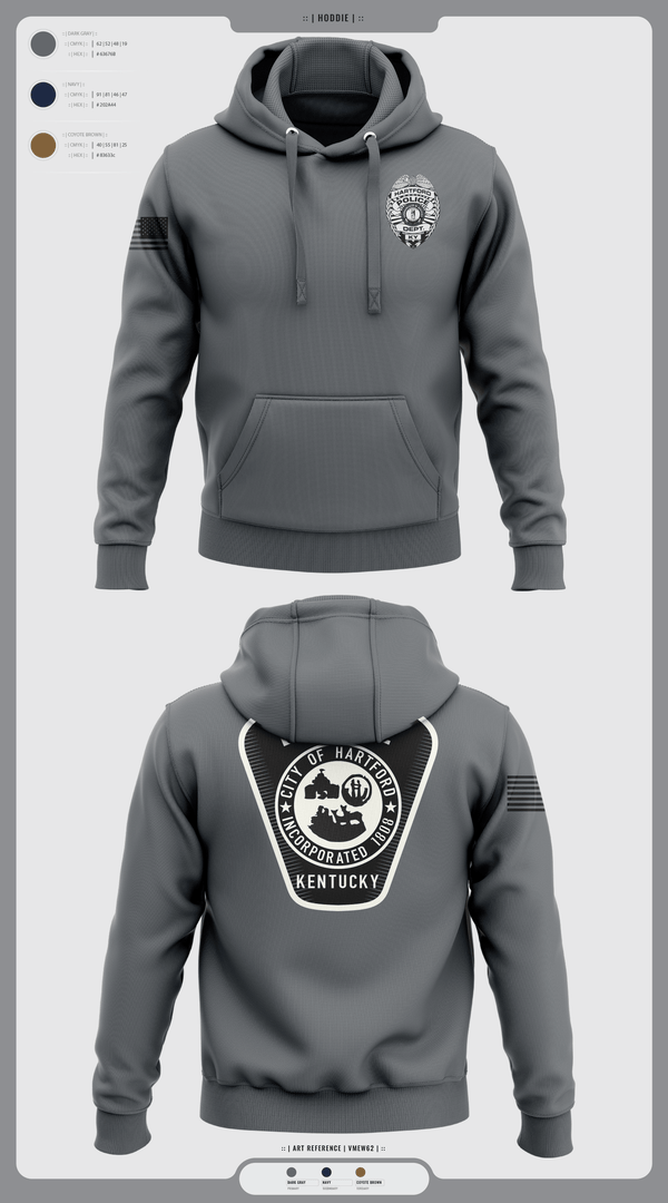 Hoodie, Hartford Police Department, Police, Teamtime, Team time, sublimation, custom sports apparel, team uniforms, spirit wear, spiritwear, sports uniforms, custom shirts, team store, custom team store, fundraiser sports, apparel fundraiser