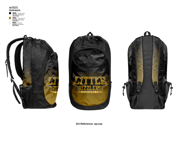Gear Bag, Little rizzlers, Wrestling, Teamtime, Team time, sublimation, custom sports apparel, team uniforms, spirit wear, spiritwear, sports uniforms, custom shirts, team store, custom team store, fundraiser sports, apparel fundraiser